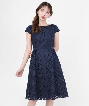  【00サイズあり・洗える・消臭】FLOWER STORM ドレス