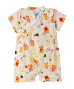  【ミキハウス】【60-80cm】ミキハウスベア 甚平オール