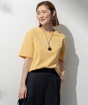  【洗える】ボタニカル カラー Tシャツ