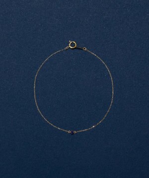  【K10】プチラピスラズリブレスレット　ネイビー/天然石/12月誕生石