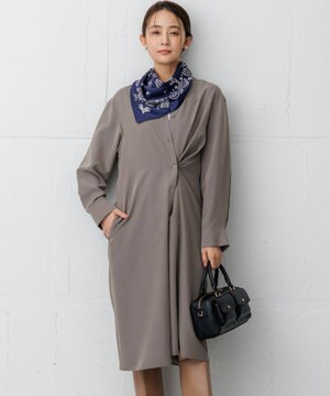  【先行予約・WEB限定】フィブリルシャーティング カシュクールワンピース
