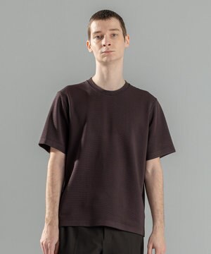  タックリップルジャージー　クルーネックTシャツ