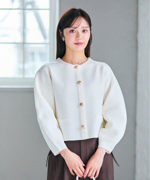  トラッドデザイン ニットジャケット