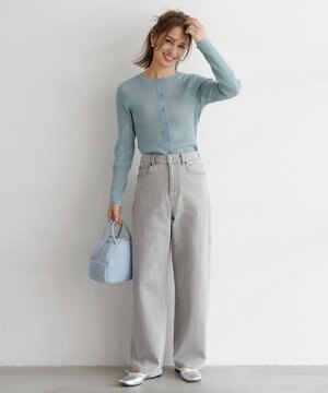 【VERY11月号掲載】撥水 カーブワイドデニム