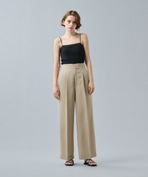 【UVカット・接触冷感】ウォッシャブルドライサップ ワイドパンツ