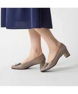  <Riz raffinee>【レイン対応】スクエアトゥレインパンプス