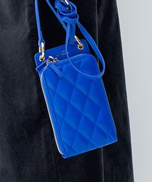 【新色追加】キルティング スマホ ポシェット