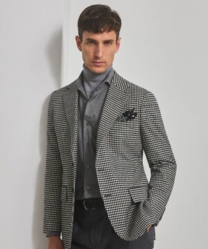  新色追加【一部ストレッチ】カシミヤブレンド 定番ツイードジャケット(25年モデル)