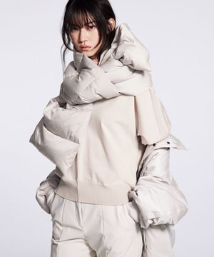 【マガジン掲載】ダウンマフラー(番号CL23)