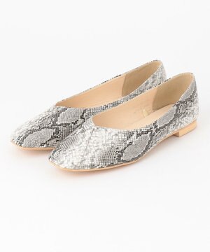 スクエアトゥステッチ パンプス