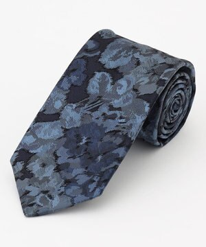  【日本製】ペインティングフラワー　ネクタイ