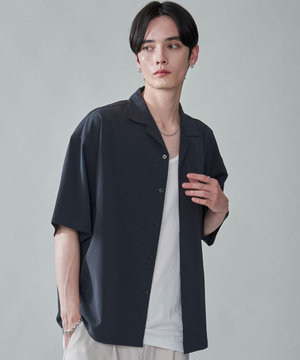  クレープオープンカラーシャツ（SS）