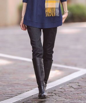  【洗える】BASIC STRETCH DENIM スキニー パンツ