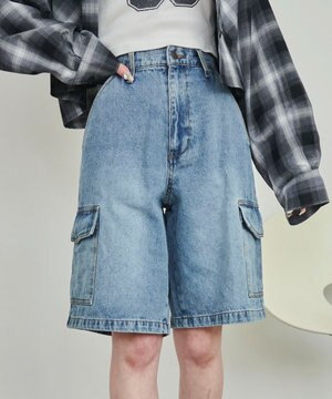  ヴィンテージウォッシュカーゴハーフパンツ