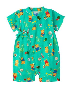  【ミキハウス】【60-80cm】ミキハウスベア 甚平オール