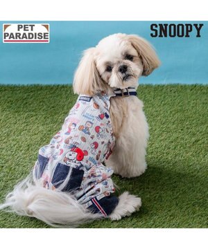  スヌーピー アメフト オーバーオール 小型犬