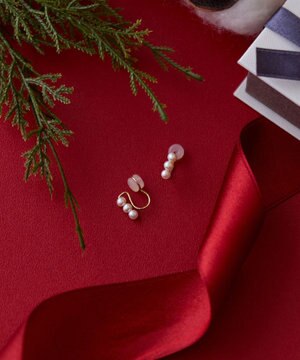  【K10】ノーブルパールイヤリング