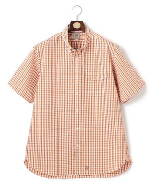  【KING SIZE】【吸水速乾 / 高通気性】【クールマックス】サッカーギンガムチェック シャツ / B.D.