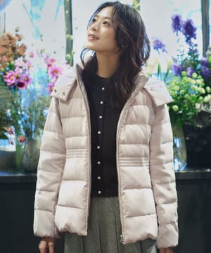  【洗える・2WAY】ライトタフタショートダウン