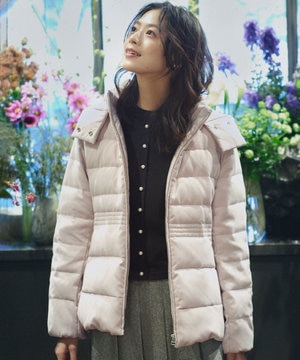 【洗える・2WAY】ライトタフタショートダウン