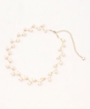  パールショートネックレス