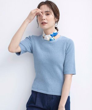  スクエアシルクスカーフ