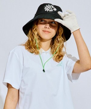 【手洗い洗濯可 / 小さくたためる】【UNISEX】NEW!ポケッタブルバケットハット ゴルフ