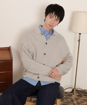  ブークレボタンカーディガン