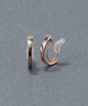  〈痛くないシリーズ/金属アレルギー対応〉モーションフープライトフィットイヤリング 定番/シンプル/フープイヤリング