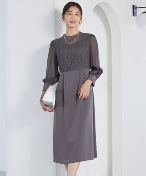  【洗える】Nobleコンビ ドレス