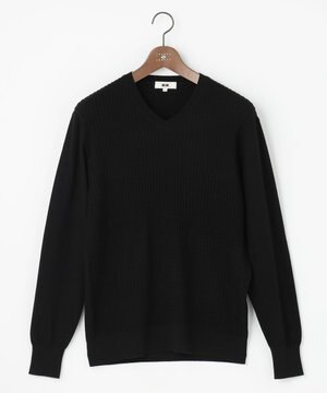  【チクチクしない/ 3シーズン対応/サスティナブル】SNOWY Vネックセーター