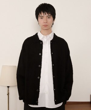  ブークレボタンカーディガン