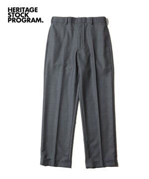  【J.PRESS ORIGINALS】PEPPIN MERINO SAXONY PIPED STEM TROUSERS / JAPAN MADE