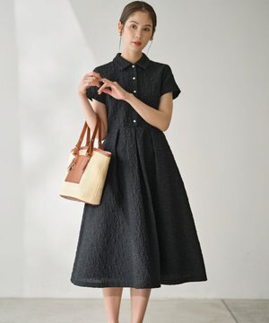  【WEB限定】ジャガードドレス