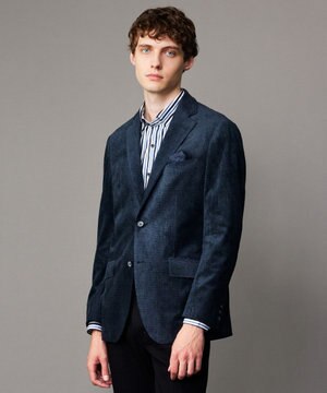  【キングサイズ・ストレッチ/ソフト/軽量/JAPANファブリック】ストレッチベロア ジャケット