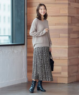  【洗える】ダルメシアンスカート