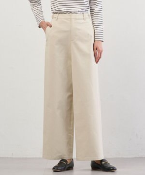  チノストレッチ ワイドパンツ