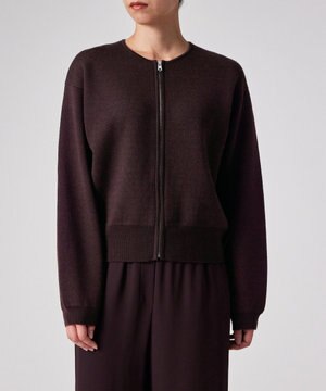  ダブルフェイス ジップアップ ジャケット