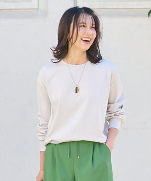  【洗濯機可・UVケア】ビューティベーシックロングＴシャツ