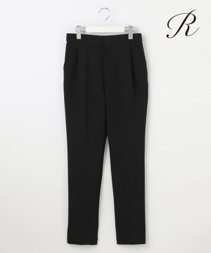  【R(アール)】ダブルクロス テーパードシルエット パンツ