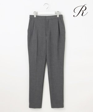  【R(アール)】ダブルクロス テーパードシルエット パンツ