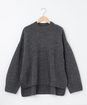 スフレヤーンモックネックニット