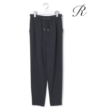  【R(アール)】ライトダブルクロス ドロスト テーパードパンツ
