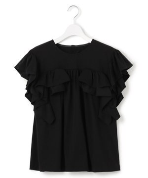  【GOLD LABEL】ラッフルスリーブジャージー カットソー