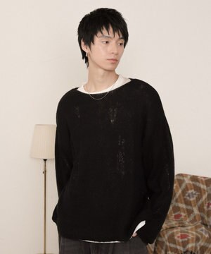  ダブルガーゼダメージプルオーバー