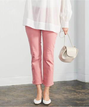 【受注生産】23区DENIM ボーイフィット カラー パンツ