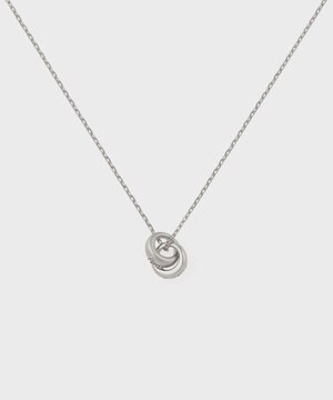  Double Ring Motif ネックレス