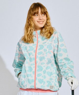 【撥水加工/ストレッチ】【WOMEN】アニマルドットブルゾン ゴルフウェア レディース