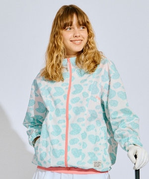 【撥水加工/ストレッチ】【WOMEN】アニマルドットブルゾン ゴルフウェア レディース