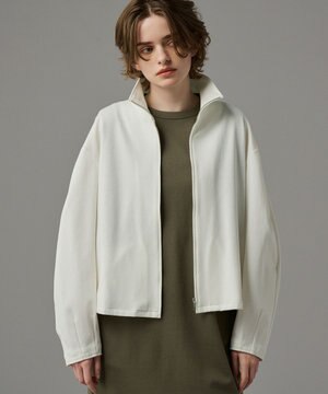 【接触冷感・UVカット】ダブルフェイスジャージー トラックジャケット（uncrave STANDARD）